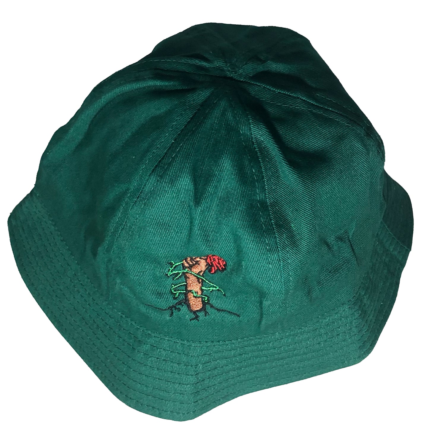 Long Live The Rose Forest Green Mushroom Hat - LOTTAWORLDWIDE