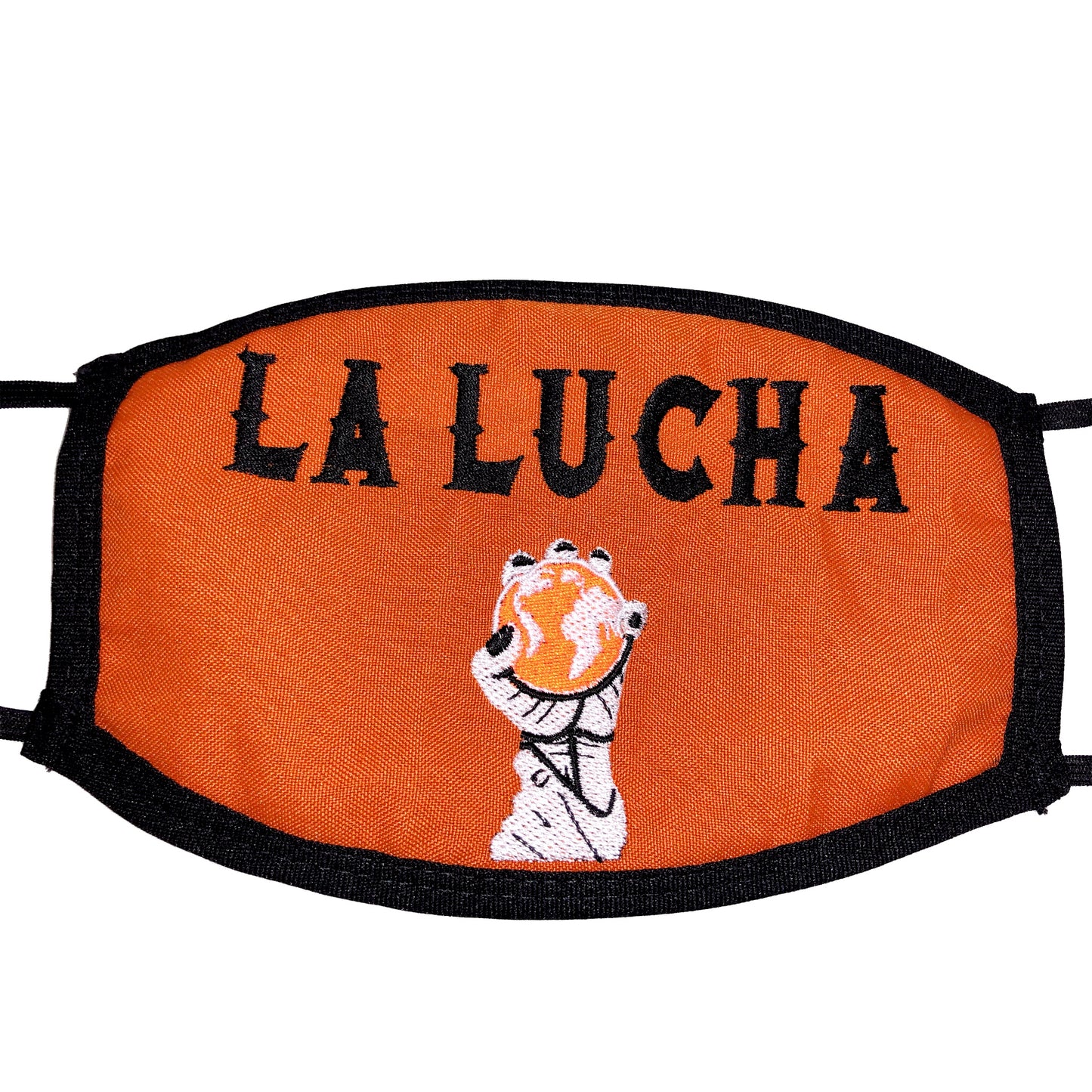 Orange La lucha Face - Mask - LOTTAWORLDWIDE