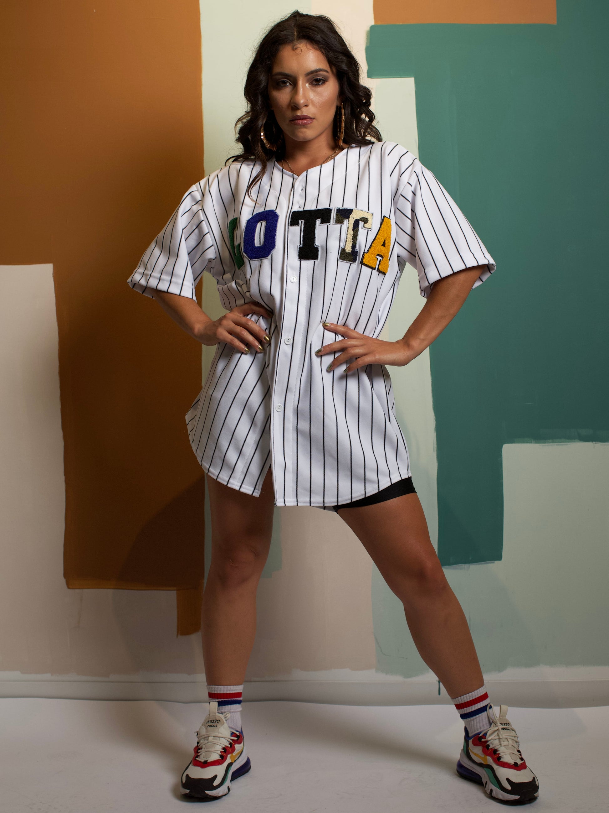 Power Pinstripe Jersey - LOTTAWORLDWIDE