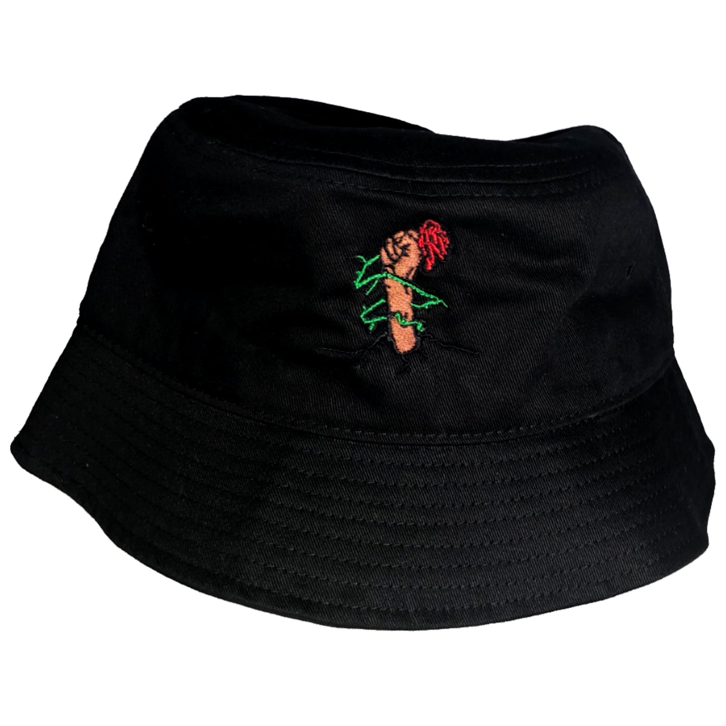 Long Live The Rose Black Bucket Hat - LOTTAWORLDWIDE