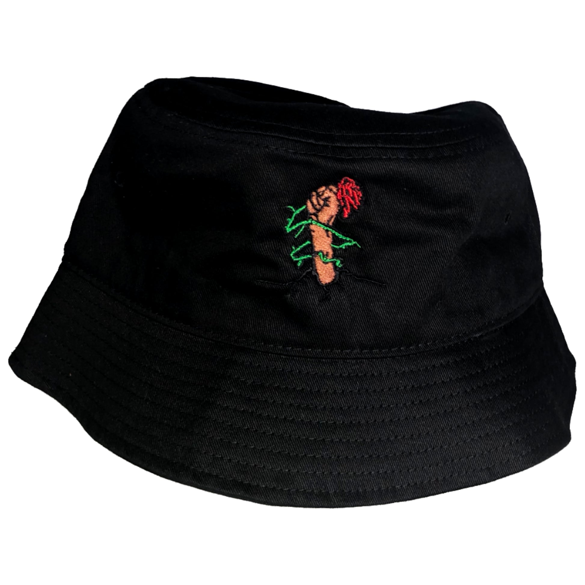 Long Live The Rose Black Bucket Hat - LOTTAWORLDWIDE