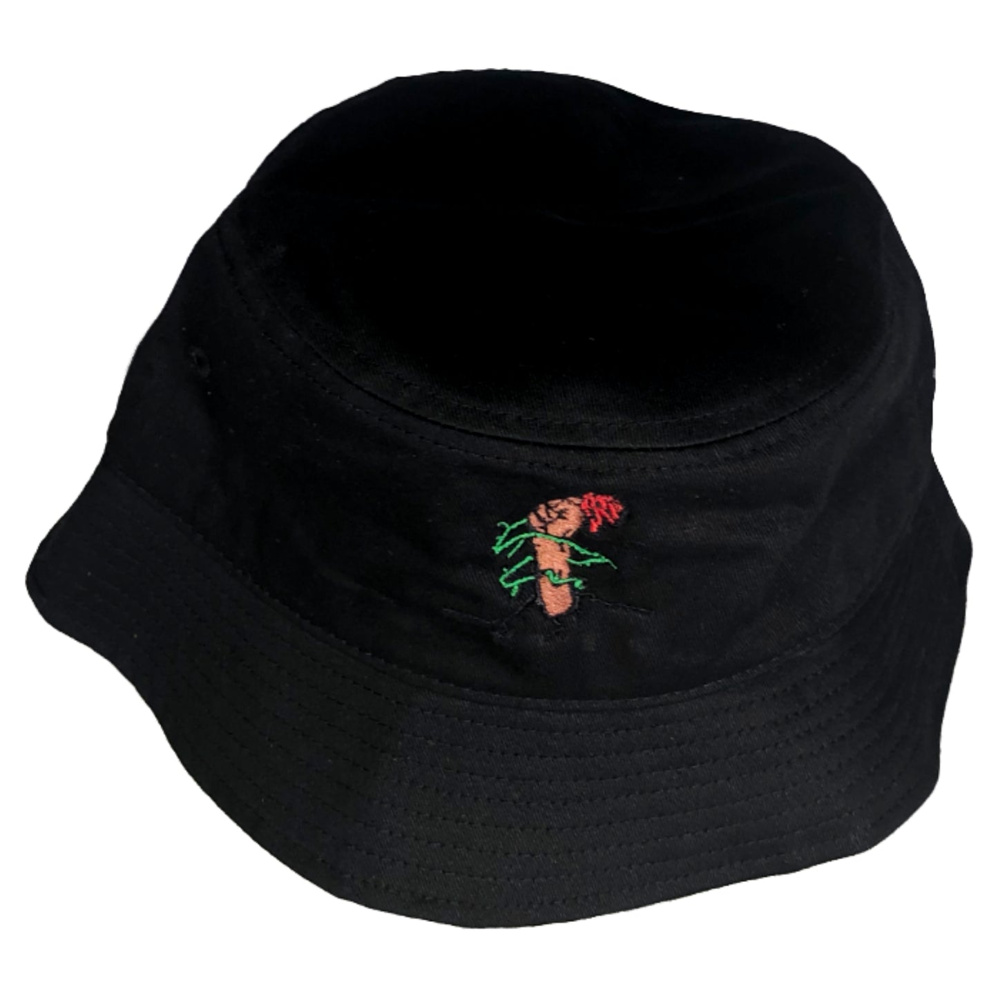 Long Live The Rose Black Bucket Hat - LOTTAWORLDWIDE