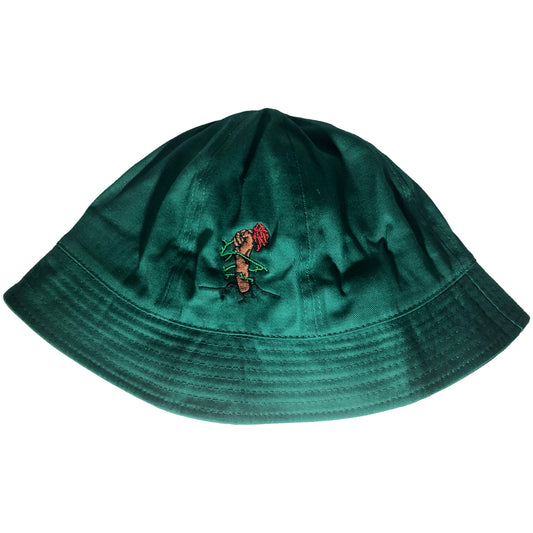 Long Live The Rose Forest Green Mushroom Hat - LOTTAWORLDWIDE