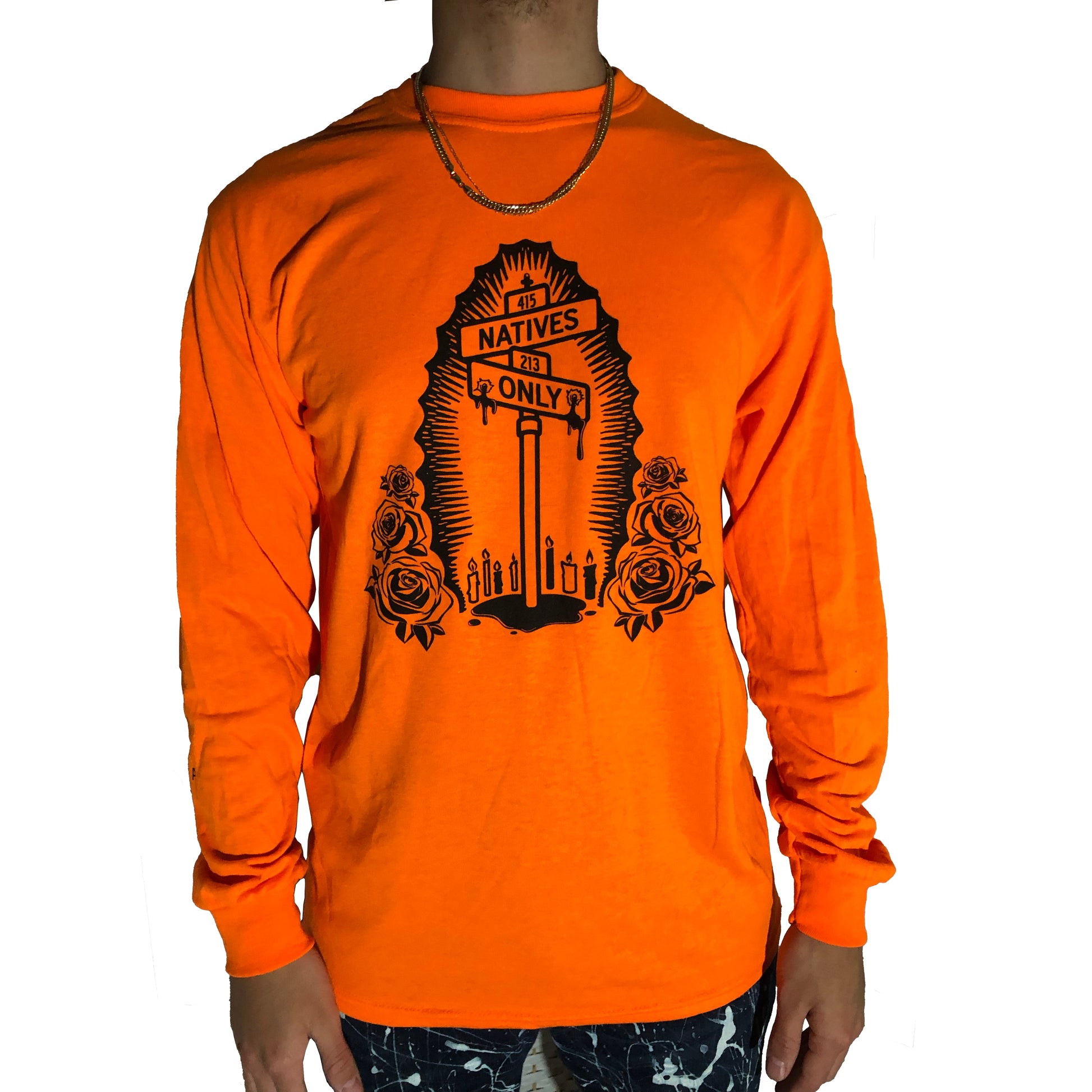 Natives Only Orange T- Shirt - LOTTAWORLDWIDE
