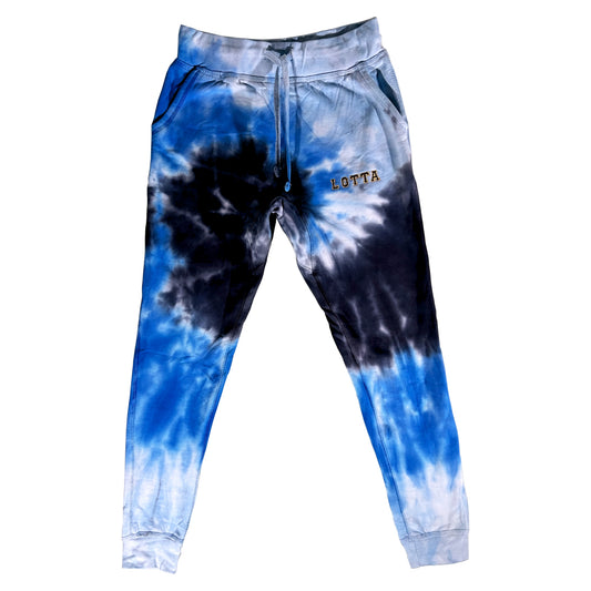 Ocean Blue Dye Sweat Pants - LOTTAWORLDWIDE