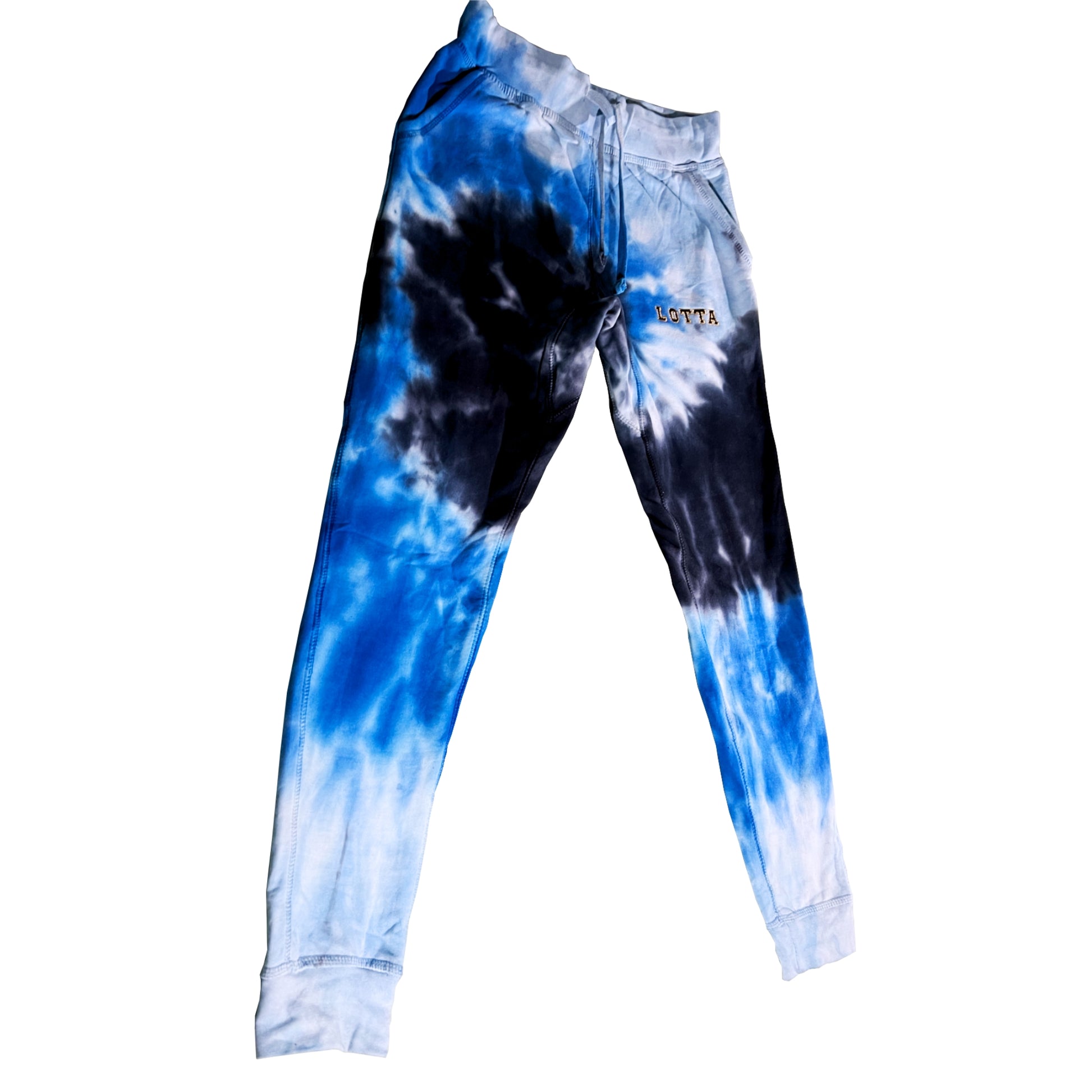 Ocean Blue Dye Sweat Pants - LOTTAWORLDWIDE