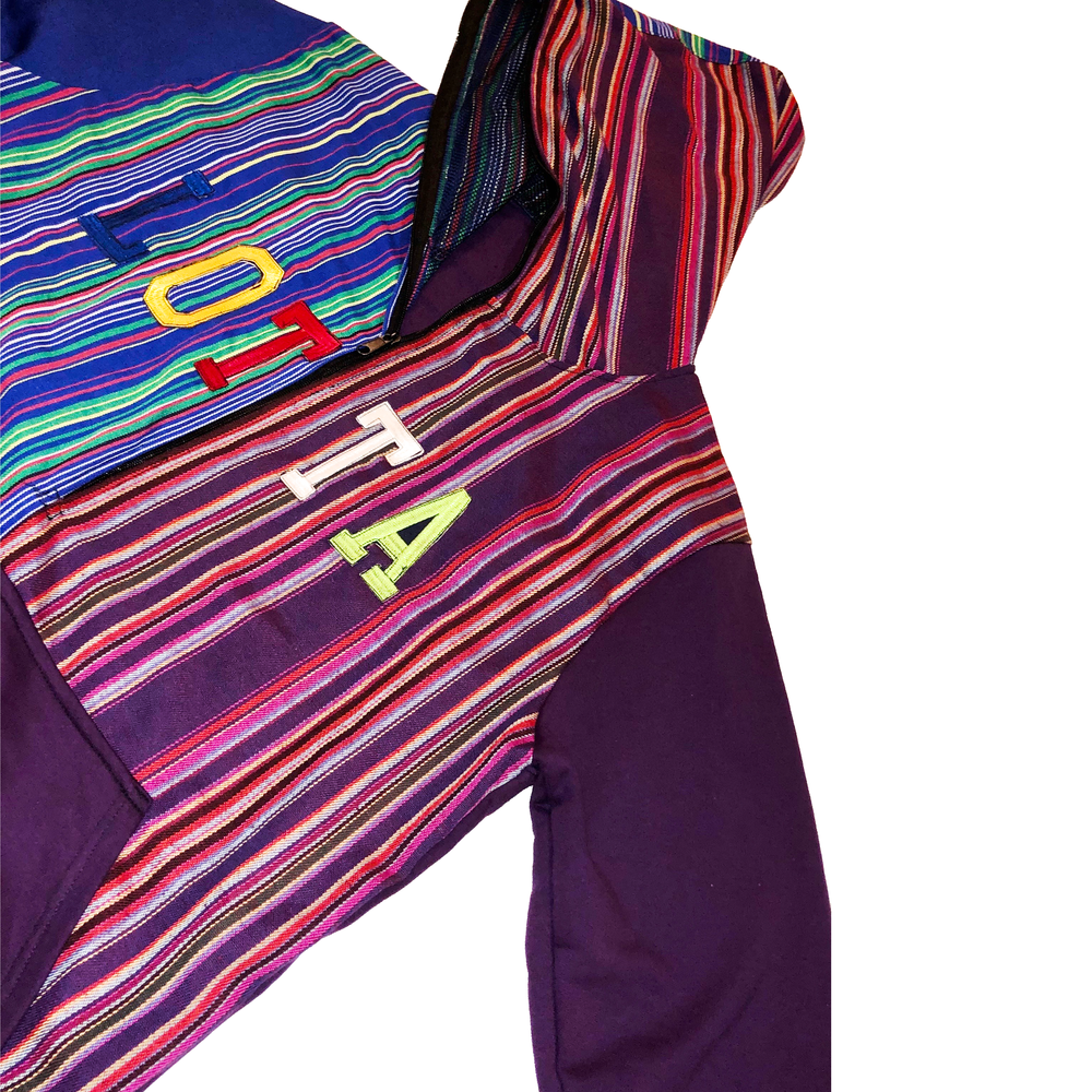 Chapin Multi Color Letterman Hoodie - LOTTAWORLDWIDE